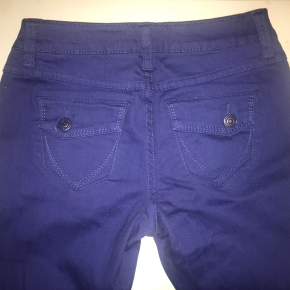 Zana Di Girls Purple Flare Bootcut Jeans Vintage Y2K/late 90s Low Rise Size 12 - Picture 9 of 14